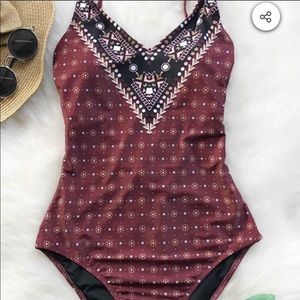 CupShe new one piece swimsuit XL